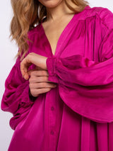 Robe longue Emeline - Fuchsia