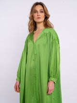 Robe longue Emeline - Vert