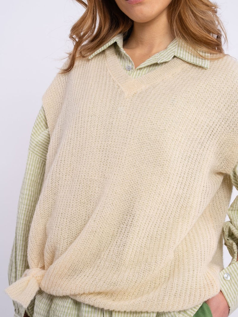 Pull en maille Emma - beige